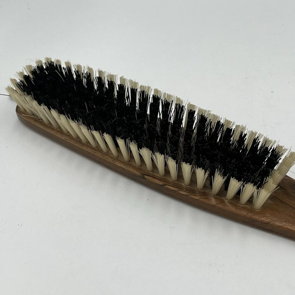 Vintage Double End Shoehorn Valet Brush Gentleman's Wardrobe Helper England Made
